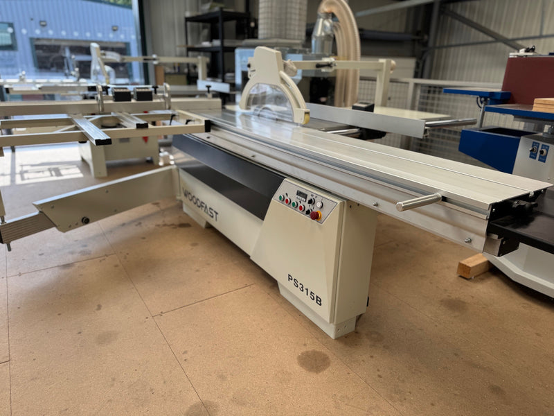 Woodfast 315mm (12") 5.5HP 3.2m Sliding Table Panel Saw 400V PS315B DIGITAL