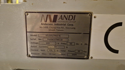 ANDERSON SELEXX/PRO XL CNC Router
