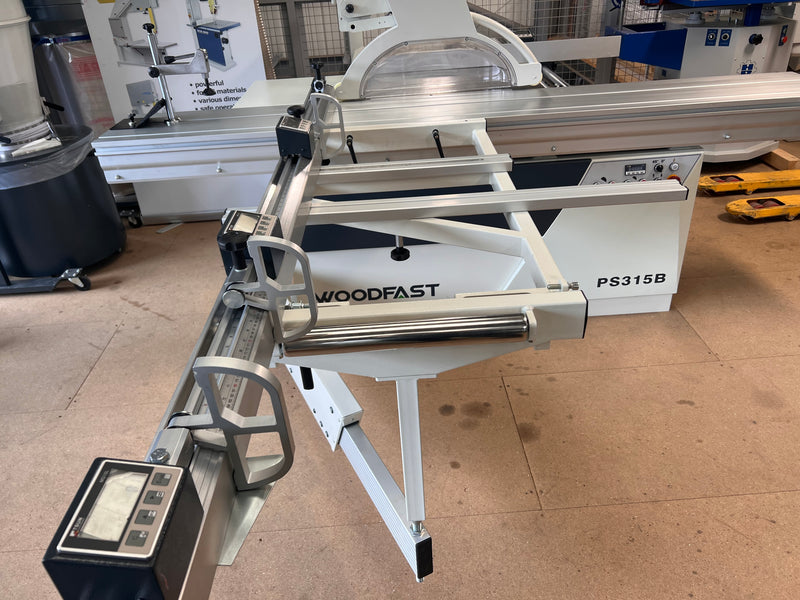 Woodfast 315mm (12") 3HP 2.6m Sliding Table Panel Saw 240V PS315B DIGITAL