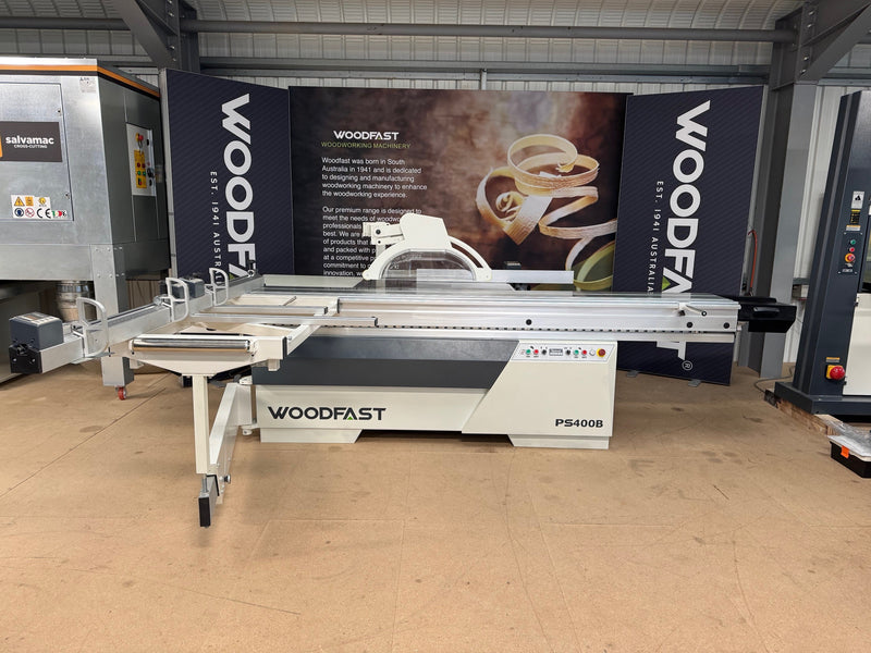Woodfast PS400B Heavy duty 3.2m Sliding Table panel saw 400mm 7.5HP