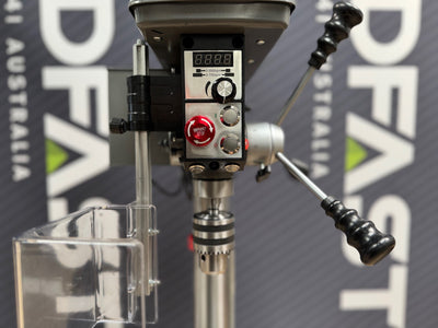 Woodfast DP43016F-VS 430mm (17") Floor Drill Press Electronic Variable Speed 16mm Key Chuck 240V  *New Arrival*