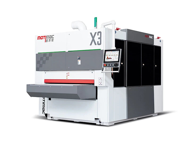 Motimac MG R8Z1300 Wide Belt Grinding and Deburring.