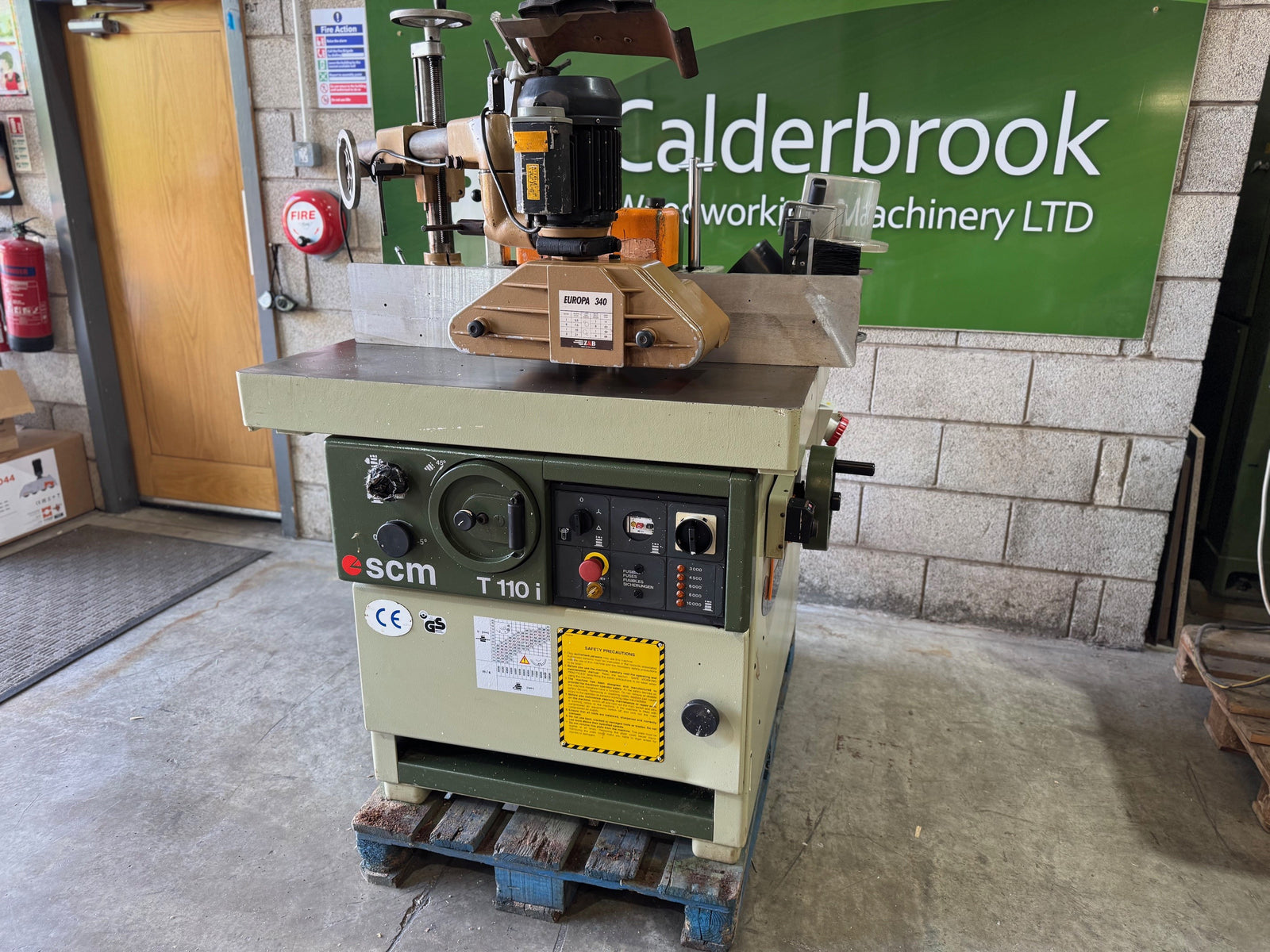 SCM T110i tilting spindle moulder