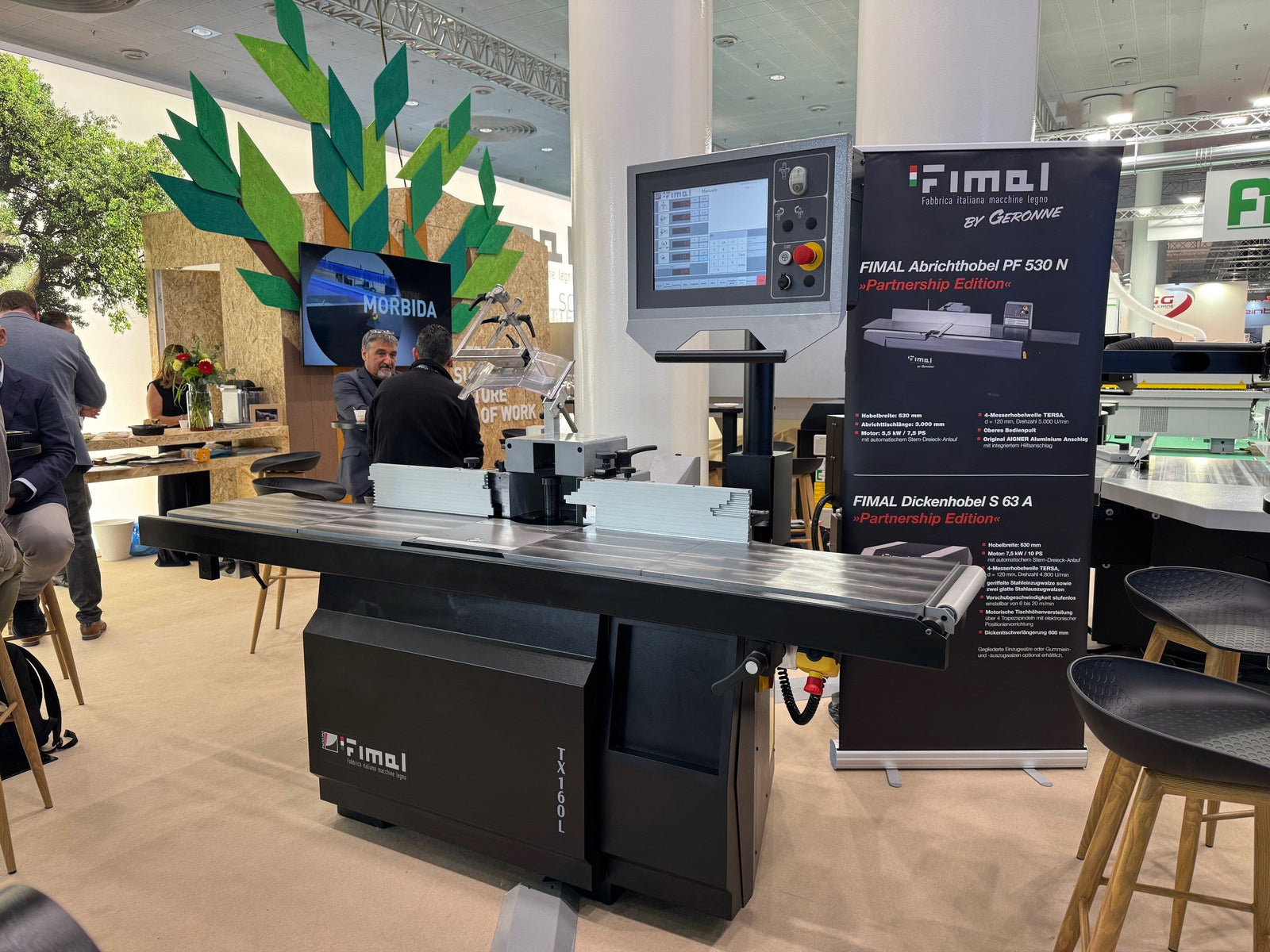 FIMAL TX160 'touch' 4 axis tilting spindle moulder