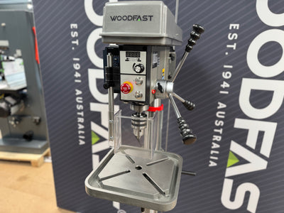 Woodfast DP43016F-VS 430mm (17") Floor Drill Press Electronic Variable Speed 16mm Key Chuck 240V  *New Arrival*