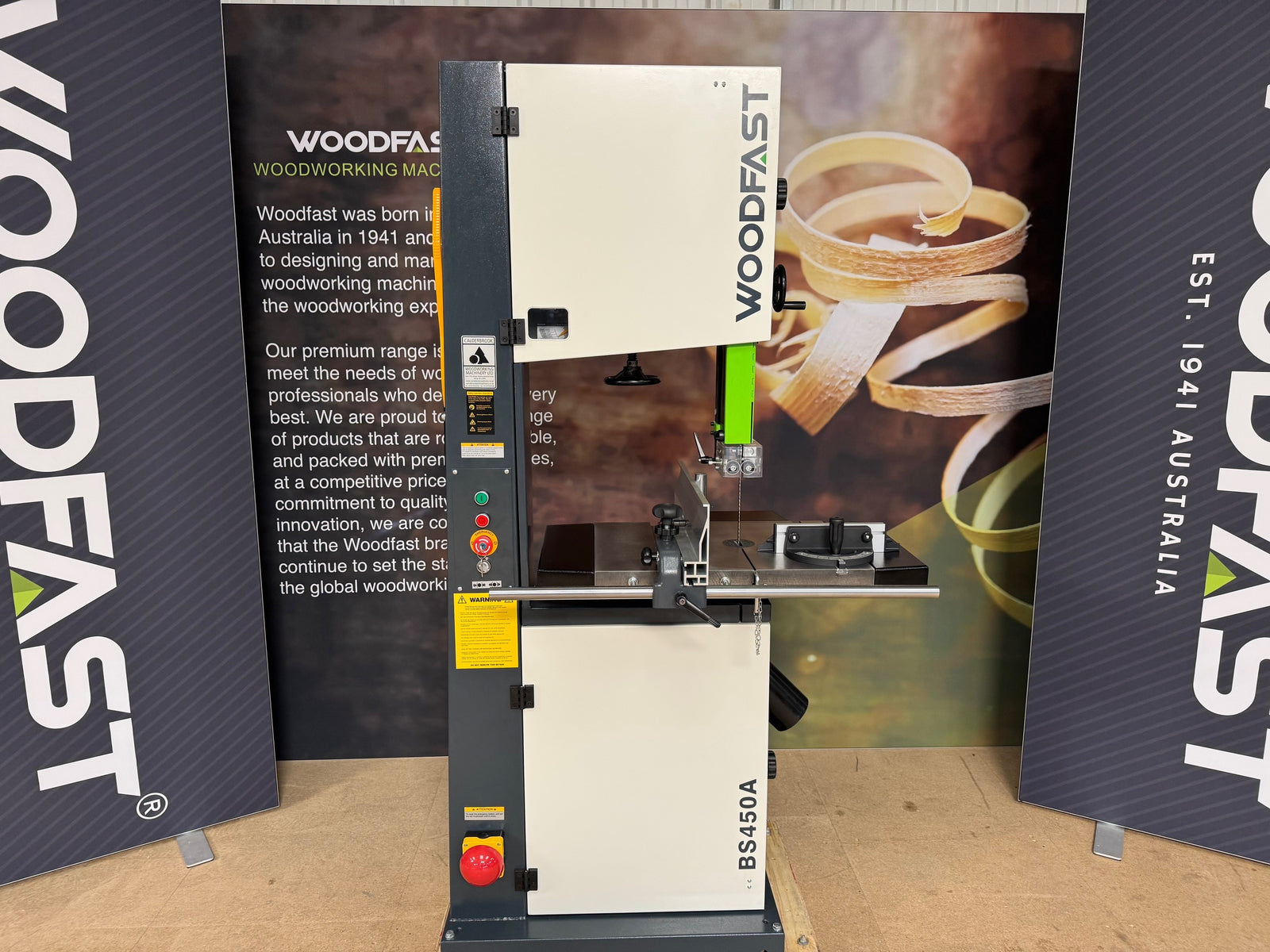 Woodfast 450mm (18") Education Wood Bandsaw 3HP 240V BS450A