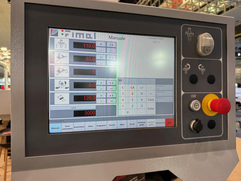 FIMAL TX160 'touch' 4 axis tilting spindle moulder
