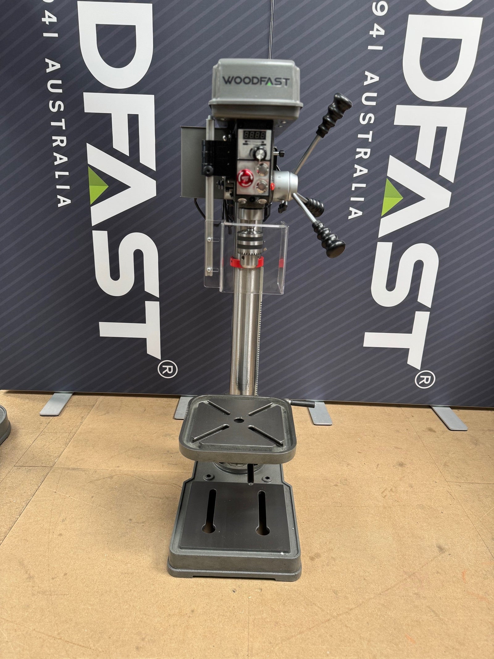 Woodfast DP33016B-VS 330mm (13") Benchtop Drill Press 12 Speed 16mm Chuck Capacity 240V