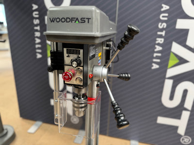 Woodfast DP43016F-VS 430mm (17") Floor Drill Press Electronic Variable Speed 16mm Key Chuck 240V  *New Arrival*