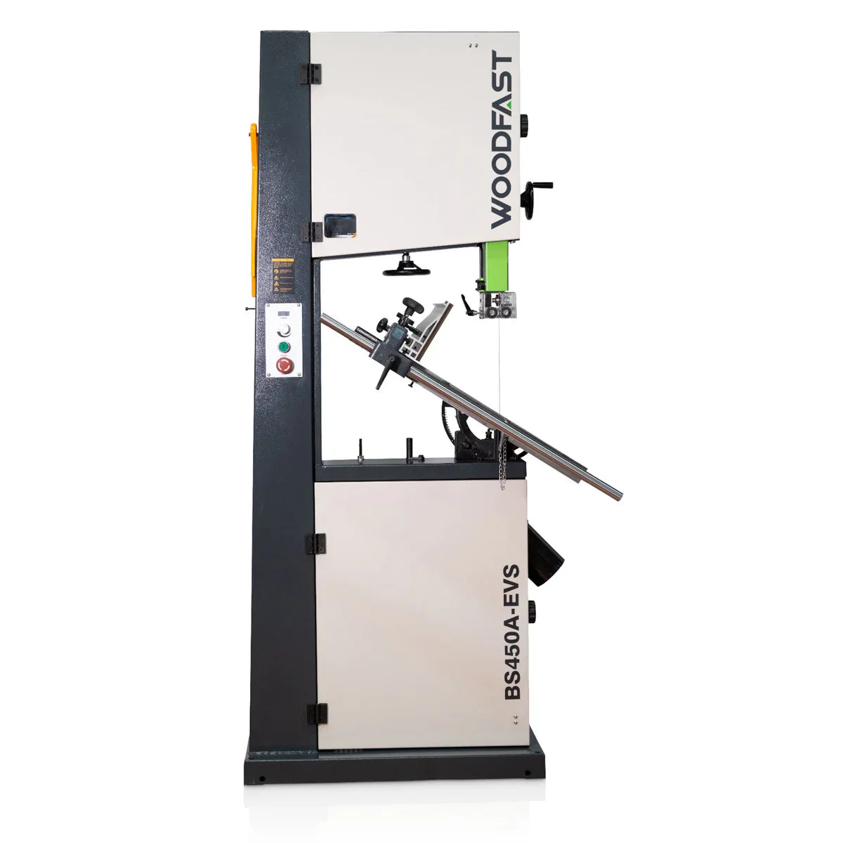 Woodfast 450mm (18") Deluxe Wood / Metal Bandsaw with Electronic Variable Speed 2.5HP 240V BS450A-EVS