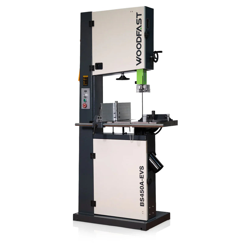 Woodfast 450mm (18") Deluxe Wood / Metal Bandsaw with Electronic Variable Speed 2.5HP 240V BS450A-EVS