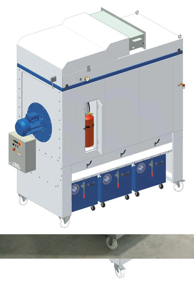 Coral Euro Filter Enclosed Extraction Unit, for fine dust and wide belt sanding machines.