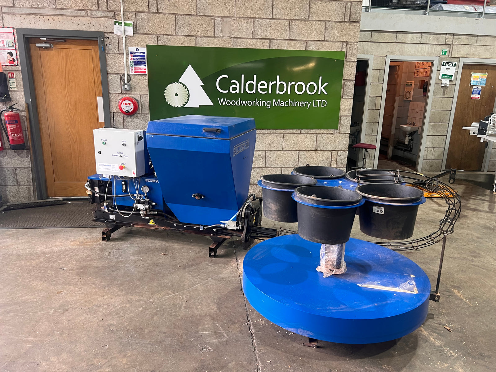 Falach 50 Briquette machine with Carousel