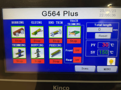 Woodfast G564 PLUS  Edgebander with Pre-Milling, Corner Rounding & spraying