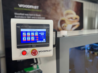 Woodfast G564 PLUS  Edgebander with Pre-Milling, Corner Rounding & spraying