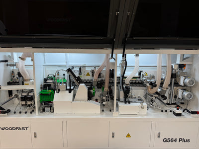 Woodfast G564 PLUS  Edgebander with Pre-Milling, Corner Rounding & spraying
