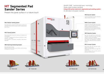 Motimac  MT Sander Pro Segmented pad sander