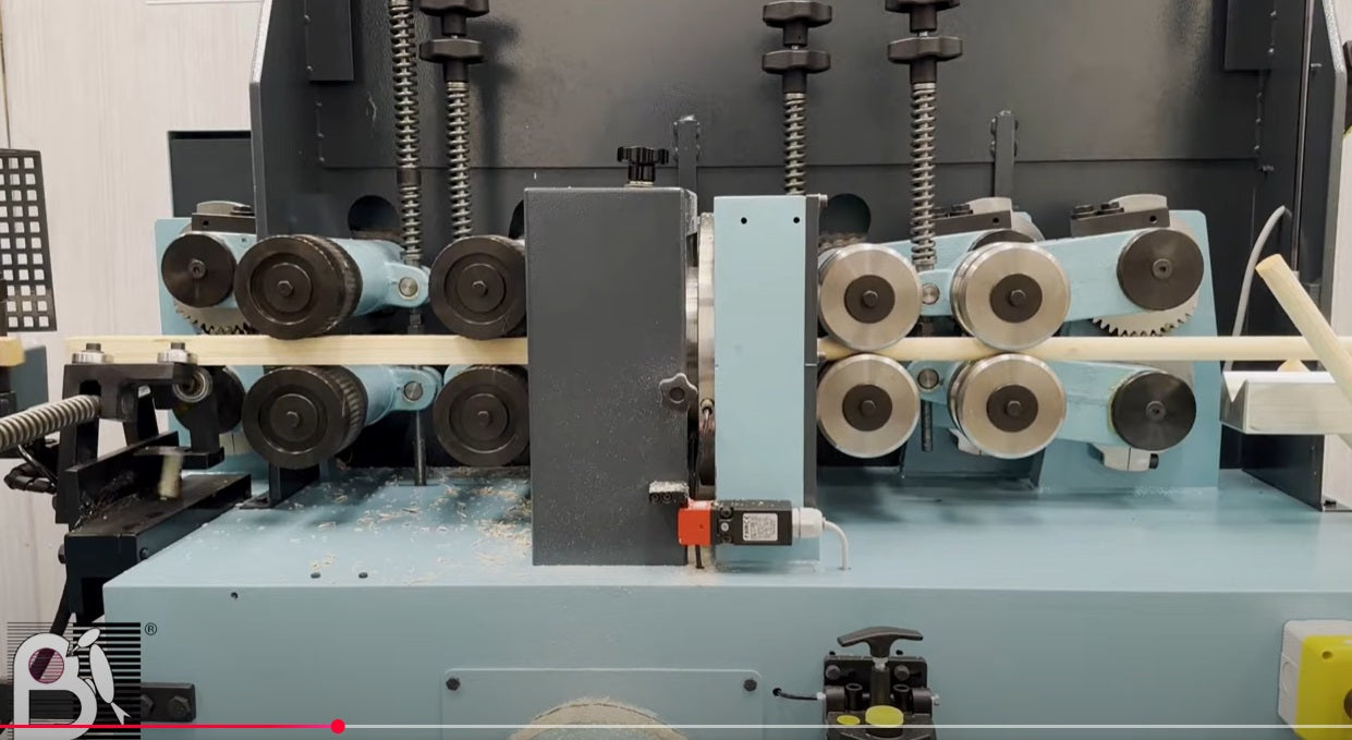 Brusa di Garboli TV Dowel round rod milling machine for wood, plastic & composites