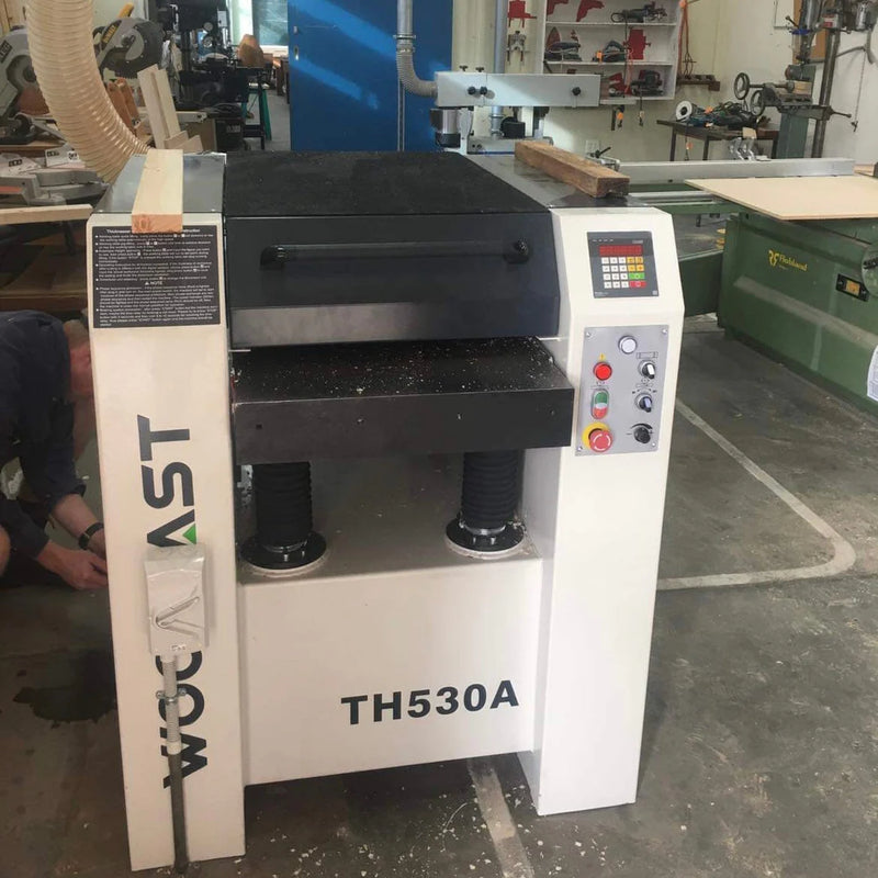 Woodfast 530mm (21") Thicknesser with Spiral Head Cutter Block TH530A