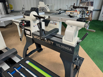 WL3040A- Super Heavy Wood turning Lathe *motorised bed* *Restocking Soon - Expected April 2025*