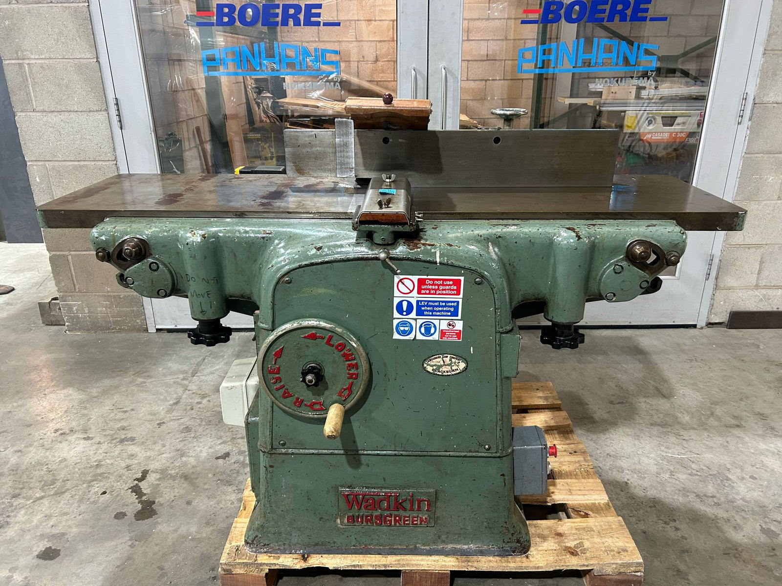 Wadkin UOS 20 X 9 Over and under