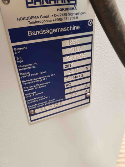 Panhans BSB700 Bandsaw