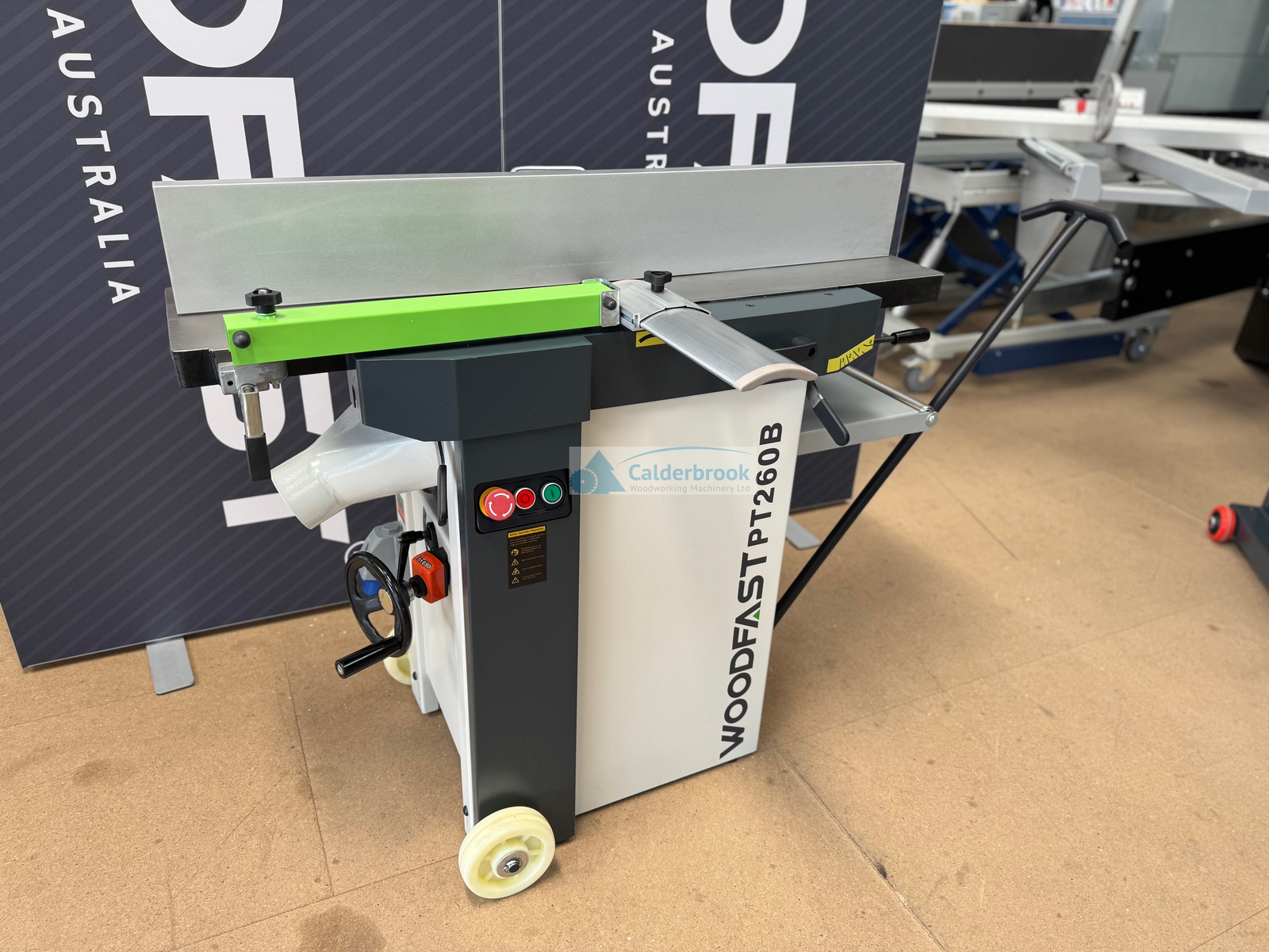 Woodfast 260mm (10") Combination Planer & Thicknesser with Spiral Head Cutter Block PT260B