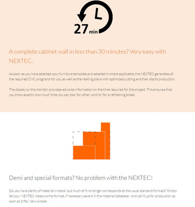 Holzher NEXTEC Furniture in 3 steps