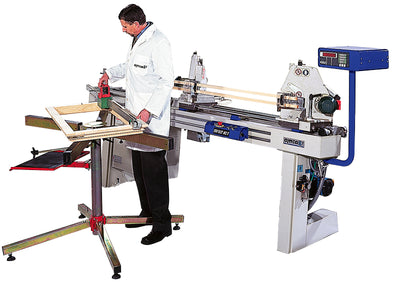 Omga TRF Series double mitre machine for glazing bead (2 at a time)